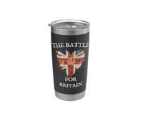 BRITISH PATRIOTS REGNO UNITO LA BATTAGLIA PER LA BRETAGNA Bicchiere termico in acciaio inox doppia parete