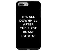 British Phrase All Downhill After The First Roast Potato Custodia per iPhone 7 Plus/8 Plus