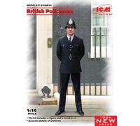British Policeman (Bobby) (100% New Molds) 1:16 Plastic Model Kit ICM