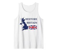 British Pride Restore Britain UK Patriots Regno Unito GB Canotta