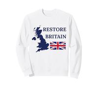 British Pride Restore Britain UK Patriots Regno Unito GB Felpa