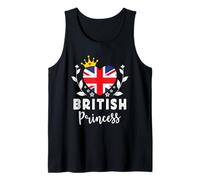 British Princess UK Flag Proud British Girl Canotta