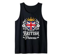 British Princess UK Flag Proud British Girl Canotta
