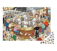 British Pub Cucina Orario di punta Puzzle in Legno Impermeabile DIY Puzzles Da 1000 Pezzi Regali Per Adulti Impossibili Giochi Educativi