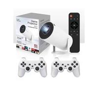 (British regulations) Cinemaster Pro-4k Smart Movie Projector Games Combo Video Games with 2Controller New