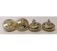 British Royal Navy Abito Cordata Cerchio Ancora Queen's Corona Bottoni 25L