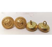 British Royal Navy Bandiera Ufficiali Ancora Queen's Corona Laurel Bottoni 25L