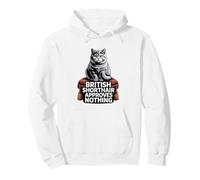 British Shorthair Non approva Nulla Felpa con Cappuccio