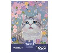 British Shorthair Puzzle 1000 Pezzi Classico Per Adulti E Bambini Dai 12 Anni,Cute Pets, Pacchetto Di Alta Qualità Con Sfide Extra Divertenti, Idea Regalo Per Lei O Lui Per Uomini E Donne 38x26cm/100