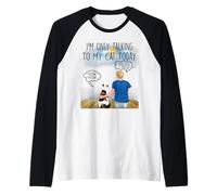British Shorthait Cat I'm Only Talking To My Cat Today Maglia con Maniche Raglan