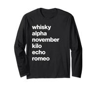 British Slang Phonetic Alphabet Wanker Maglia a Manica