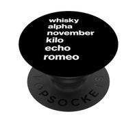 British Slang Phonetic Alphabet Wanker PopSockets PopGrip Adesivo