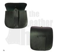 British - Stile Sam Browne Cintura Sacchetto Munizioni - a Mano Vera Pelle Pezzi