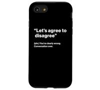 British Translation: "Let's Agree To Disagree" Custodia per iPhone SE (2020) / 7/8