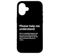 British Translation: Please Help Me Understand Custodia per iPhone 16