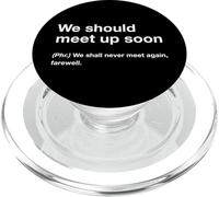 British Translation: We Should Meet Up Soon PopSockets PopGrip per MagSafe