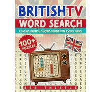 British TV Large Print Word Search Book for Adults: 100+ Big Font Word Find Puzzles for Adults and Seniors