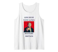British UK Patriot Regno Unito Pride Aim High Vote Lowe Canotta
