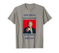British UK Patriot Regno Unito Pride Aim High Vote Lowe Maglietta