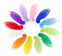 BRITIVIVE 12 panni da giocoliere, 60 x 60 cm, in chiffon, colorati, quadrati, per danza, performance, sciarpe di seta, 12 colori, per attività di festa, giocoliere e sensoriali