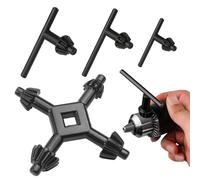 BRITIVIVE Chiave per mandrino, 4 pezzi, chiave per trapano Chuck Key 4 in 1, set di chiavi per mandrino a corona dentata