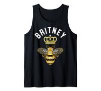Britney Name Britney Regali di compleanno Queen Crown Bee Britney Canotta
