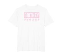 Britney Spears - Donnaiolo Maglietta, Uomo Taglie Grandi, Bianco, 4X Tall