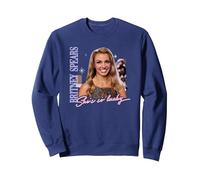 Britney Spears - lei è così Fortunato Felpa, Unisex per Adulti, Navy, S