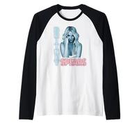 Britney Spears Luce al Neon Iconica Musica Pop Y2K Maglia con Maniche Raglan