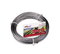 BriTools M86125G Filo in Acciaio zincato, Galvanizzato, 2 mm, Set di 25 Pezzi