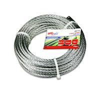 BriTools M86127G Filo in Acciaio zincato, Galvanizzato, 4 mm, Set di 25 Pezzi