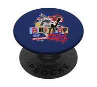 Britpop anni '90 British Rock Concert Souvenir British Pop PopSockets PopGrip Adesivo