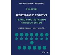 Britt Wallgren Anders Wallgren Register-based Statistics (Copertina rigida)