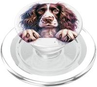 Brittany English Springer Spaniel Cocker Spaniel Dog Face PopSockets PopGrip per MagSafe