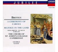 Britten: A Ceremony of Carols, Rejoice in Lamb, Missa Brevis, Te Deum, Jubilate by BENJAMIN BRITTEN (1991-09-13)