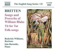 Britten Benjamin - William Blake: Songs & Proverbs Tit For Tat Folk-S