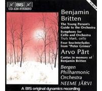 Britten/Part - Sym Vc/Young Person's/Cantus
