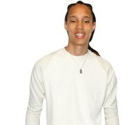 Brittney Griner (White Outfit) Half Body Buddy Cutout