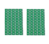 BRIUERG 100PZ SOT23 SOT23-3 Turn SIP3 Double-Side SMD Turn DIP SIP3 Adattatore Convertitore Piastra SOT SIP IC Presa PCB Board Kit DIY