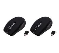 BRIUERG 2 mouse wireless tipo C da 2,4 GHz disponibili con ricevitore USB C e Chromebook nero