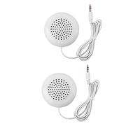 BRIUERG 2X Mini Bianco 3 5mm Pillow Speaker per CD Radio Lettore MP3