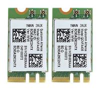 BRIUERG 2X Scheda Adattatore Wireless per Qualcomm Atheros QCA9377 QCNFA435 802.11AC 2.4G / 5G NGFF WiFi Card Bluetooth 4.1