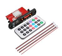 Briuerg 2X60W Amplificatore Bluetooth 5.0 Scheda Decoder MP3 Handsfree 12V Lettore Musicale Wireless Modulo Audio USB TF AUX Radio FM