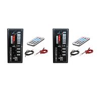 BRIUERG 3X 3.7V Amplificatore Board Square Dance Speaker Amplificatore Supporto Bluetooth AUX TF-Card U-Disk Registrazione 5-8Inch Speaker