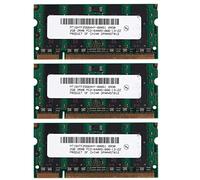 BRIUERG 3X RAM 2 GB DDR2 PC2-6400 800MHz 200Pin 1.8V Memoria per Laptop SO-DIMM