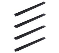 BRIUERG 4 pezzi 1U 48,3 cm RACK MOUNT piastra di montaggio rack vuoto spazzola pannello server armadio