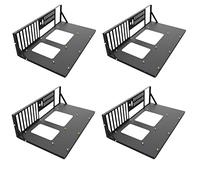 BRIUERG 4X Mining Frame Mining ETH Staffa per scheda madre Ispessita Mining Rig Case Supporto ITX/Mini ATX per 8 GPU (ATX)