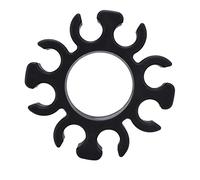 BRIUERG Clip per supporto per batteria V TD 38 Mm tamburi in silicone bacchette per batteria Stand Clip accessori nero