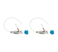 BRIUERG Vyper, 2 pezzi di ricambio per stampante 3D con ugello da 0,4 mm, 24 V, estrusore a lunga distanza J Head con dissipatore di calore Hotend