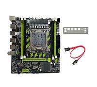 BRIUERG X79G Scheda Madre+Cavo SATA+Lunetta LGA2011 4XDDR3 Slot RECC M.2 NVME PCI-E X16 6XUSB2.0 SATA3.0 Scheda Madre Gioco Server